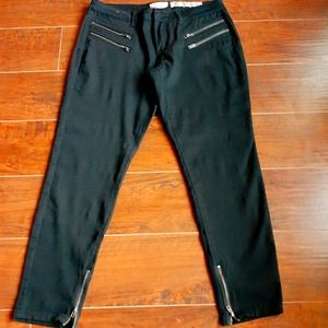 Black Indigo Rein Zippered Ankle jeans